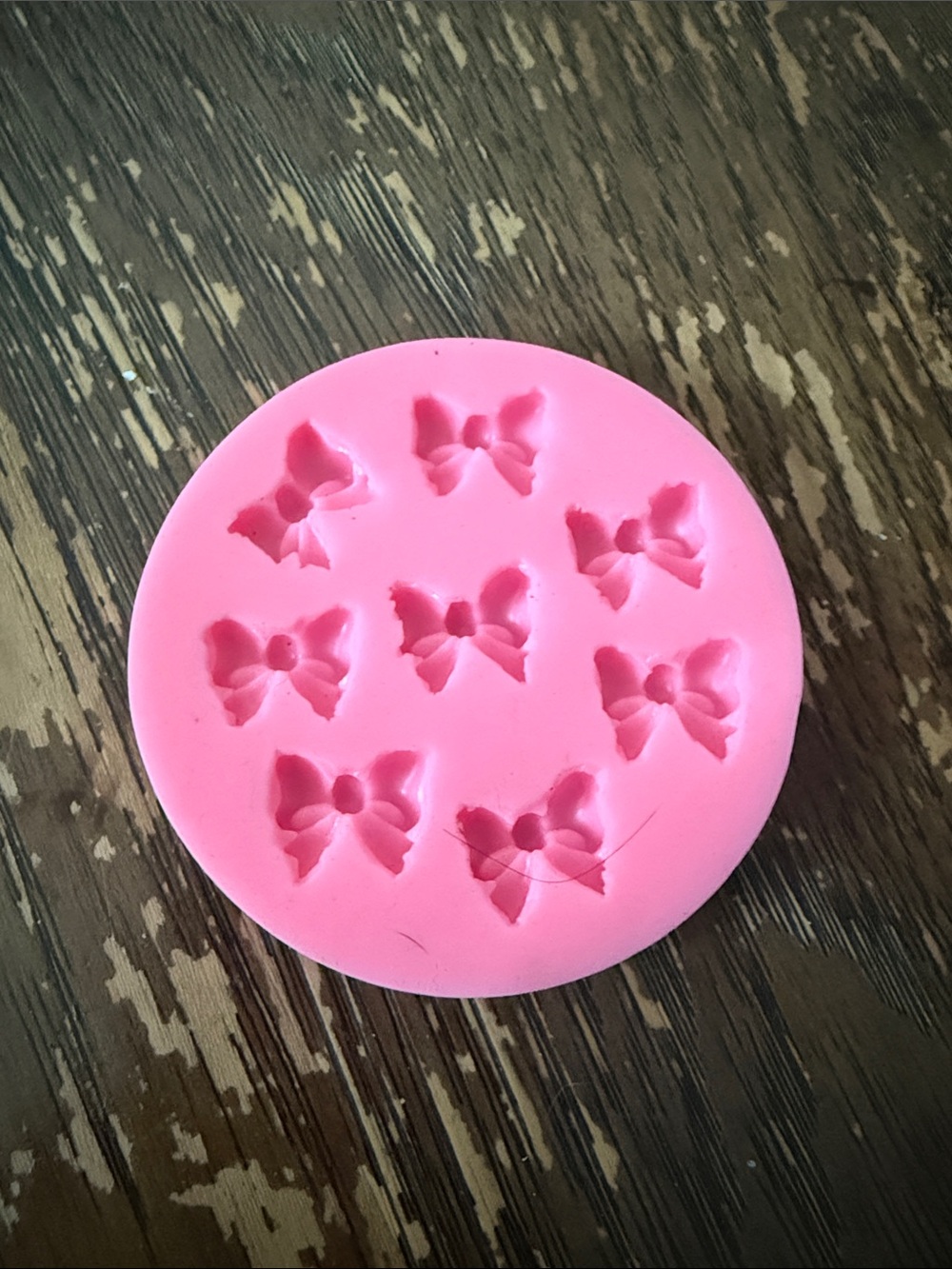 Pink Bow Silicone Mold for Crafts